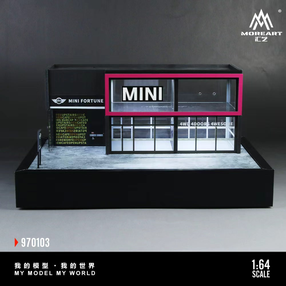 MoreArt 1:64 MINI CAR SHOWROOM MO970103