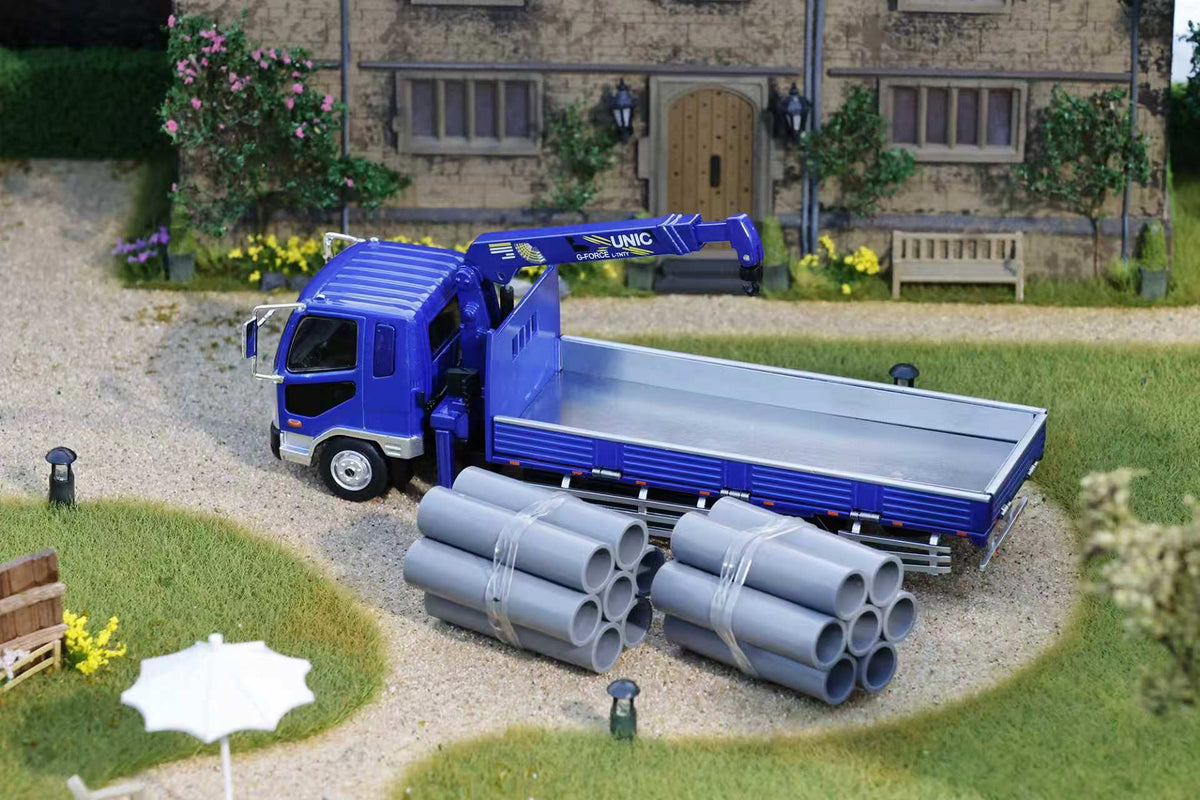 GCD 1:64 Mitsubishi Fuso Fighter (1024) Truck With Crane KS-082-634