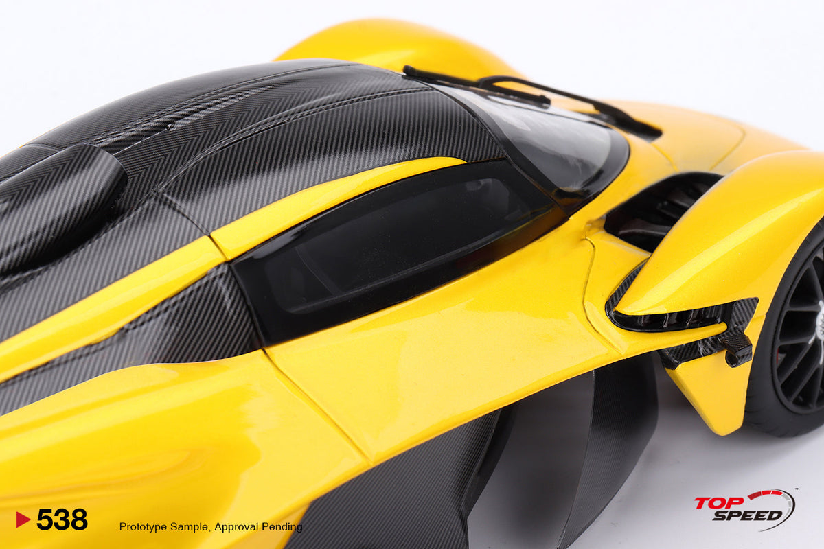 Topspeed 1:18 Aston Martin Valkyrie Sunburst Yellow TS0538