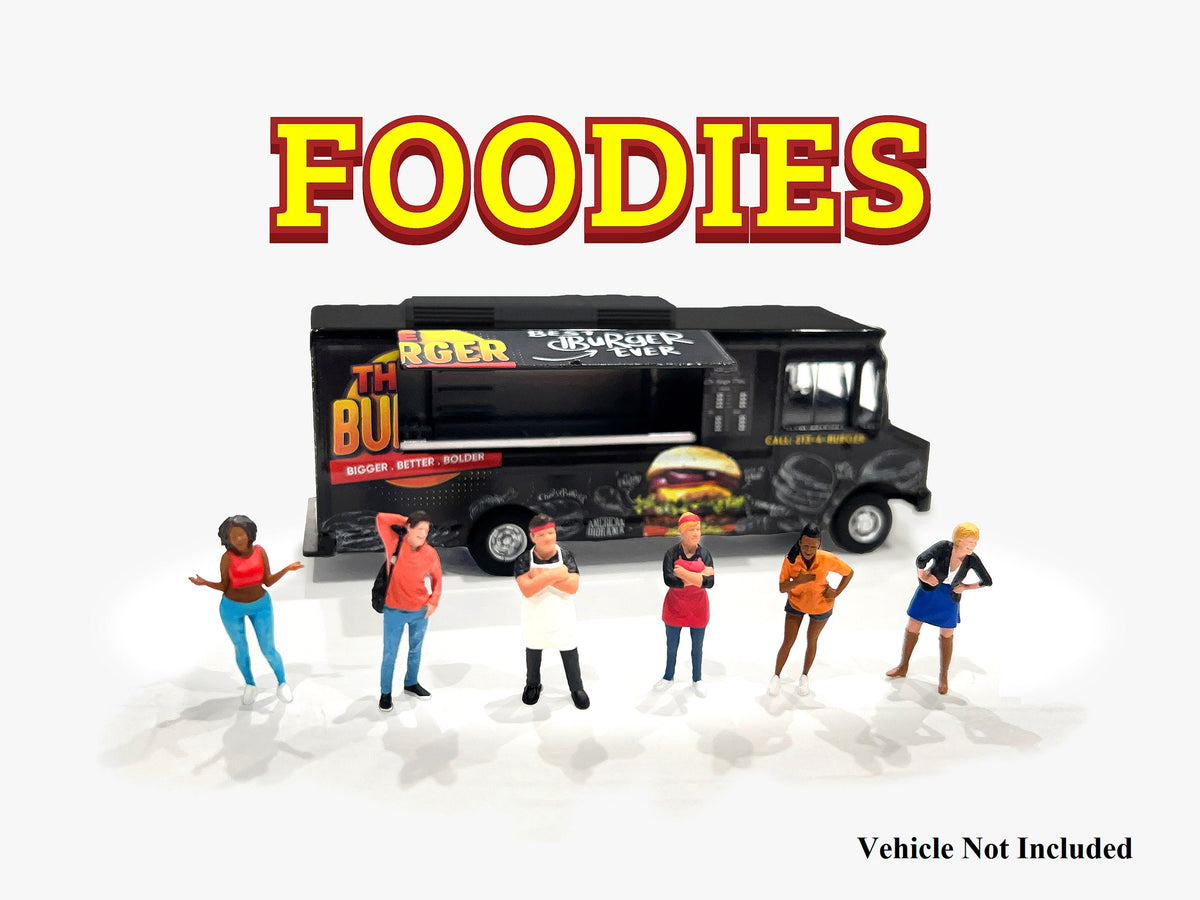 American Diorama 1:64 Figure Set Foodies AD-64531MJ