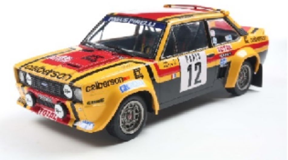 Solido 1:18 FIAT 131 ABARTH YELLOW #12 1980 S1806007