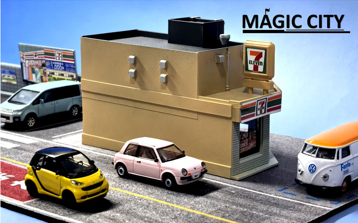 Magic City 1:64 7-Eleven Convenience Store & Parking Lot 110082