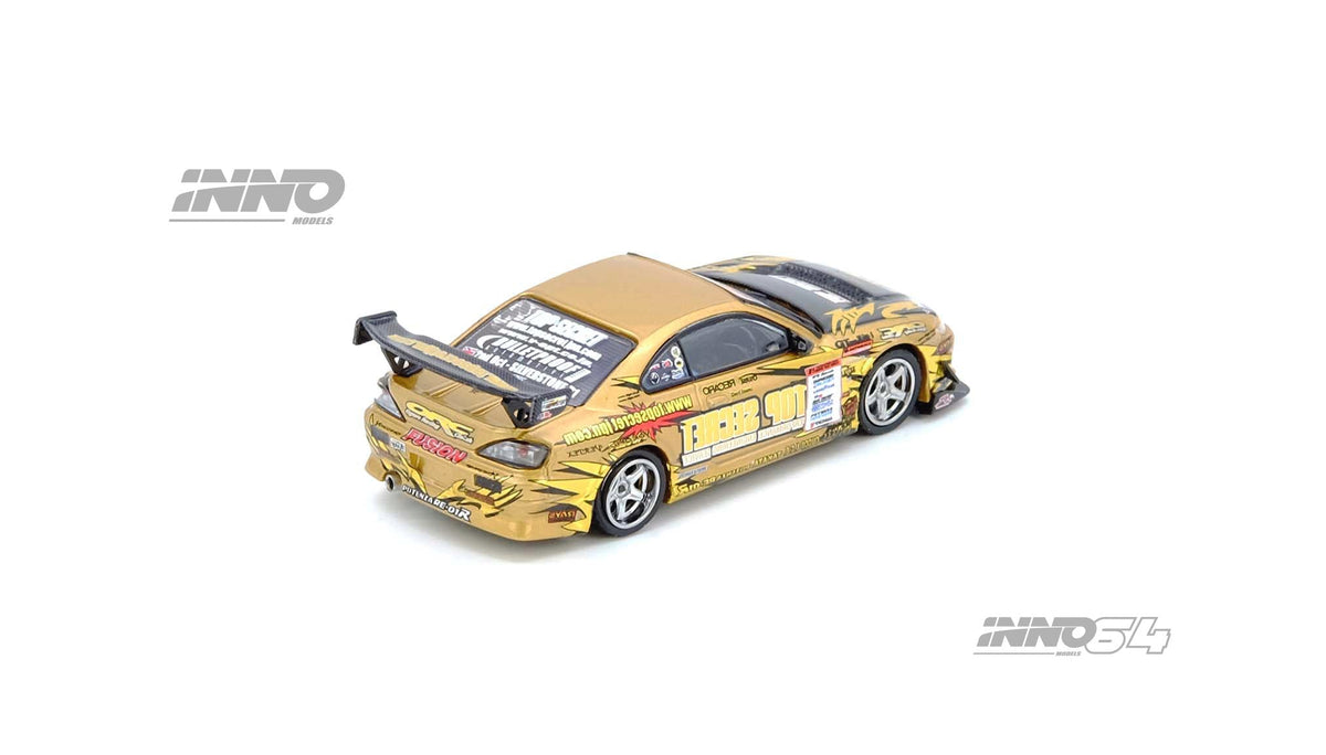 Inno64 1:64 "TOP SECRET Silvia (S15) Gold D1 Grand Prix Series Champion 2004" IN64-S15TS-D104