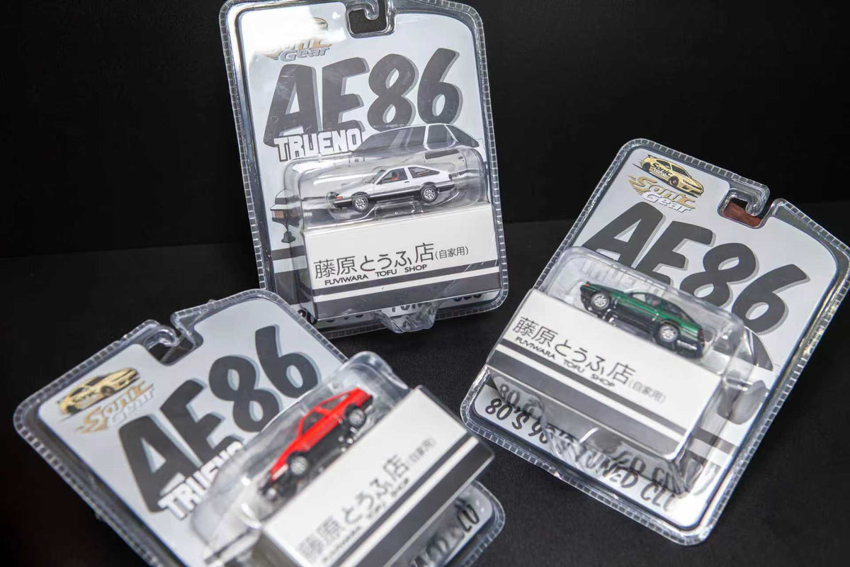 Sonic Gear 1:64 Toyota Corolla AE86 GT-Apex (4 Colours)