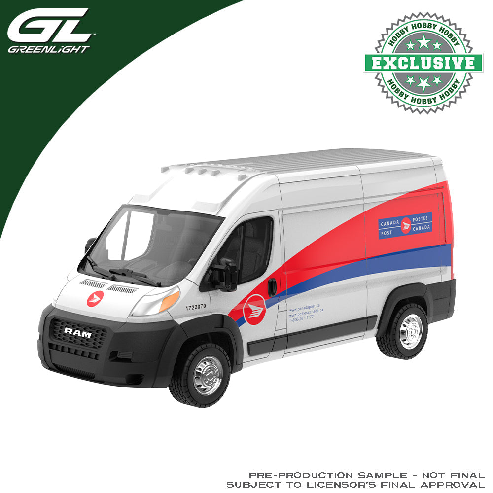 Greenlight 1:64 2019 Ram ProMaster 2500 Cargo High Roof - Canada Post 20591