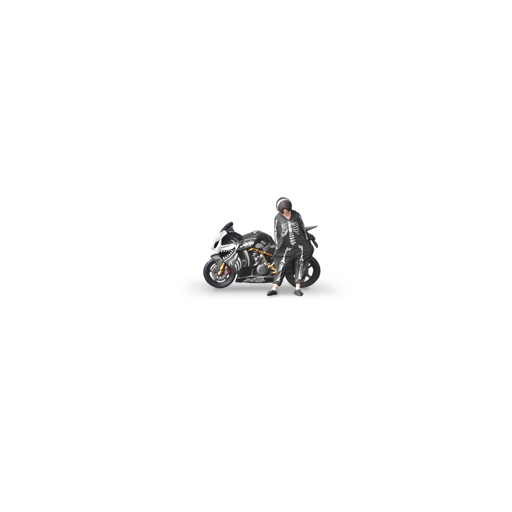 MoreArt 1:64 KTM1190 HUAGU DRAGON MOTORCYCLE DOLL MO222217