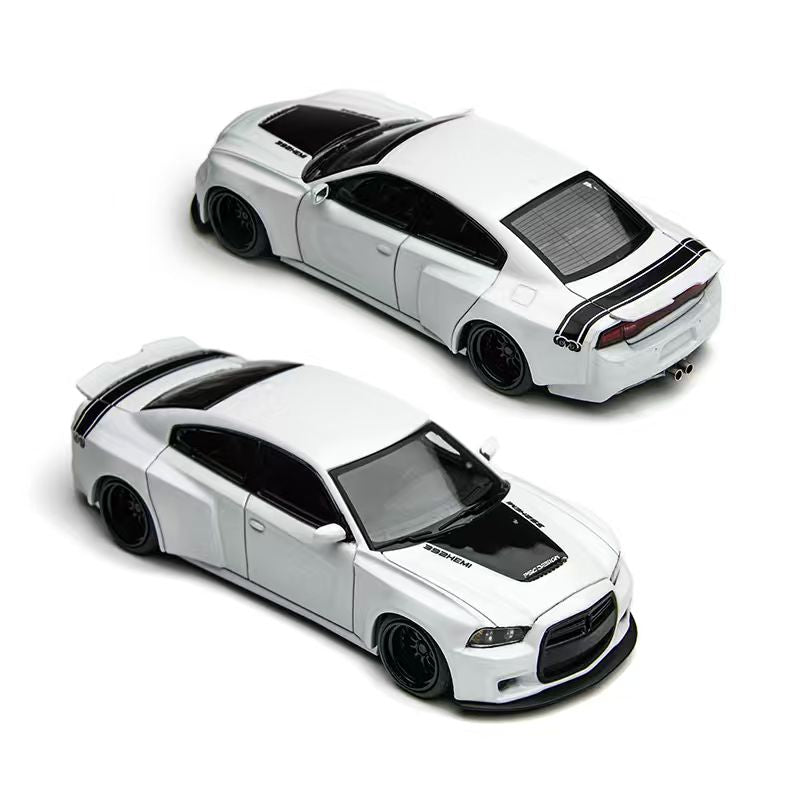 TimeMicro × PSC DESIGN 1:64 Charger "Brawler" White TM648205