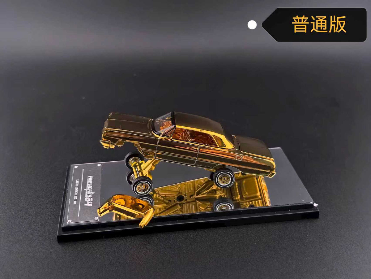 Fine Works 1:64 Chevrolet Impala West Coast Bouncing Cars (2 Versions)