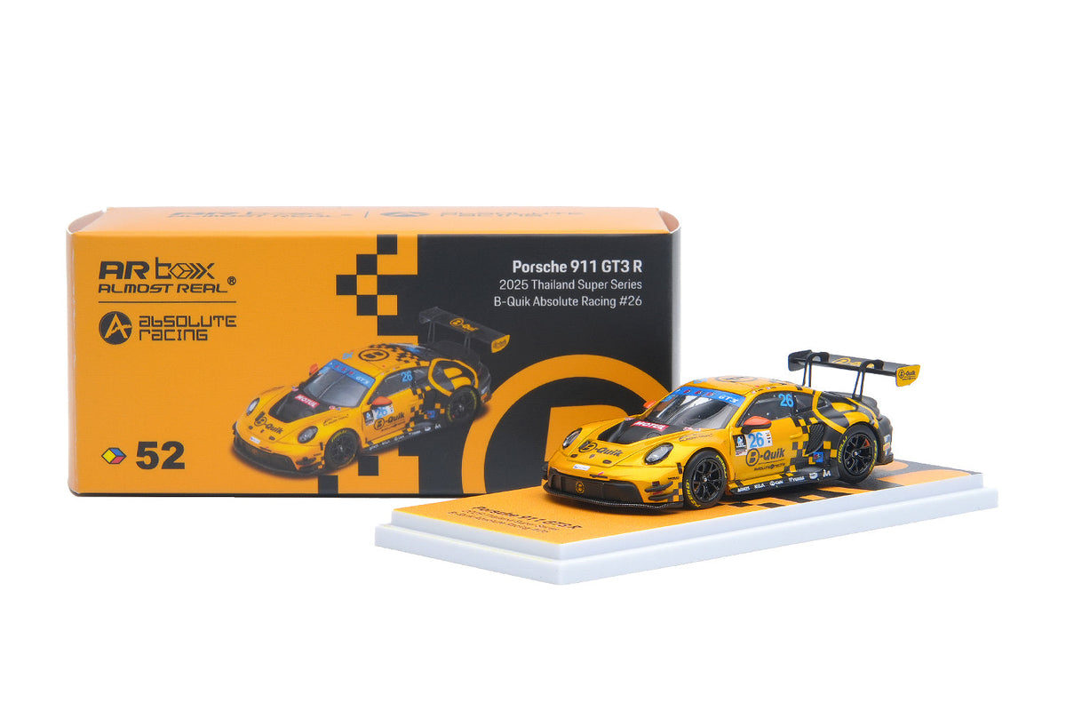 AR Box 1:64 Porsche 911 GT3 R 2025 Thailand Super Series B-Quik Absolute Racing #26 640005001