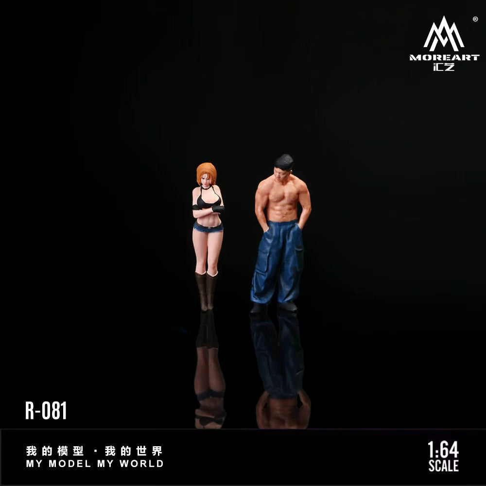 MoreArt 1:64 FITNESS DOLL SET FOR MEN AND WOMEN MO223081