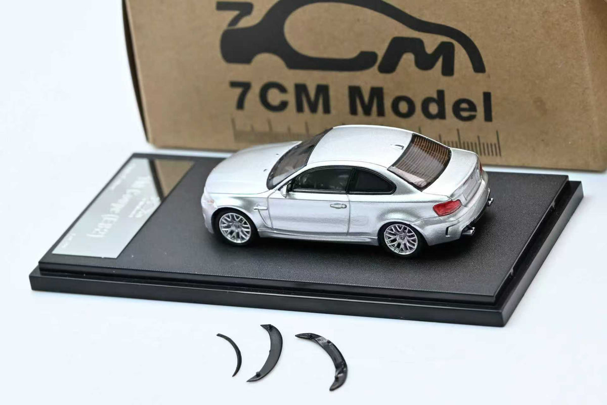 7CM Model 1:64 BMW 1M Coupe (E82) Glacier Silver Metallic