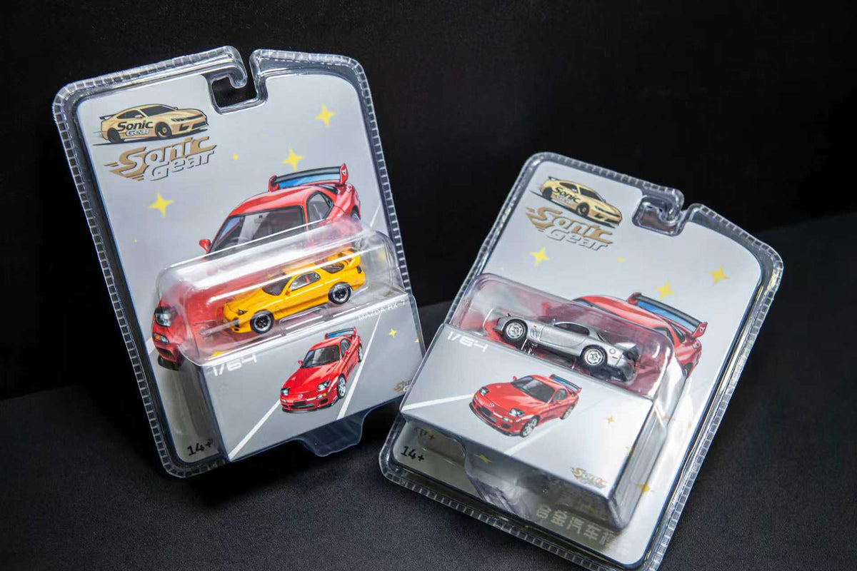 Sonic Gear 1:64 Mazda RX-7 (FD3S) Speed A-Spec (4 Colours)