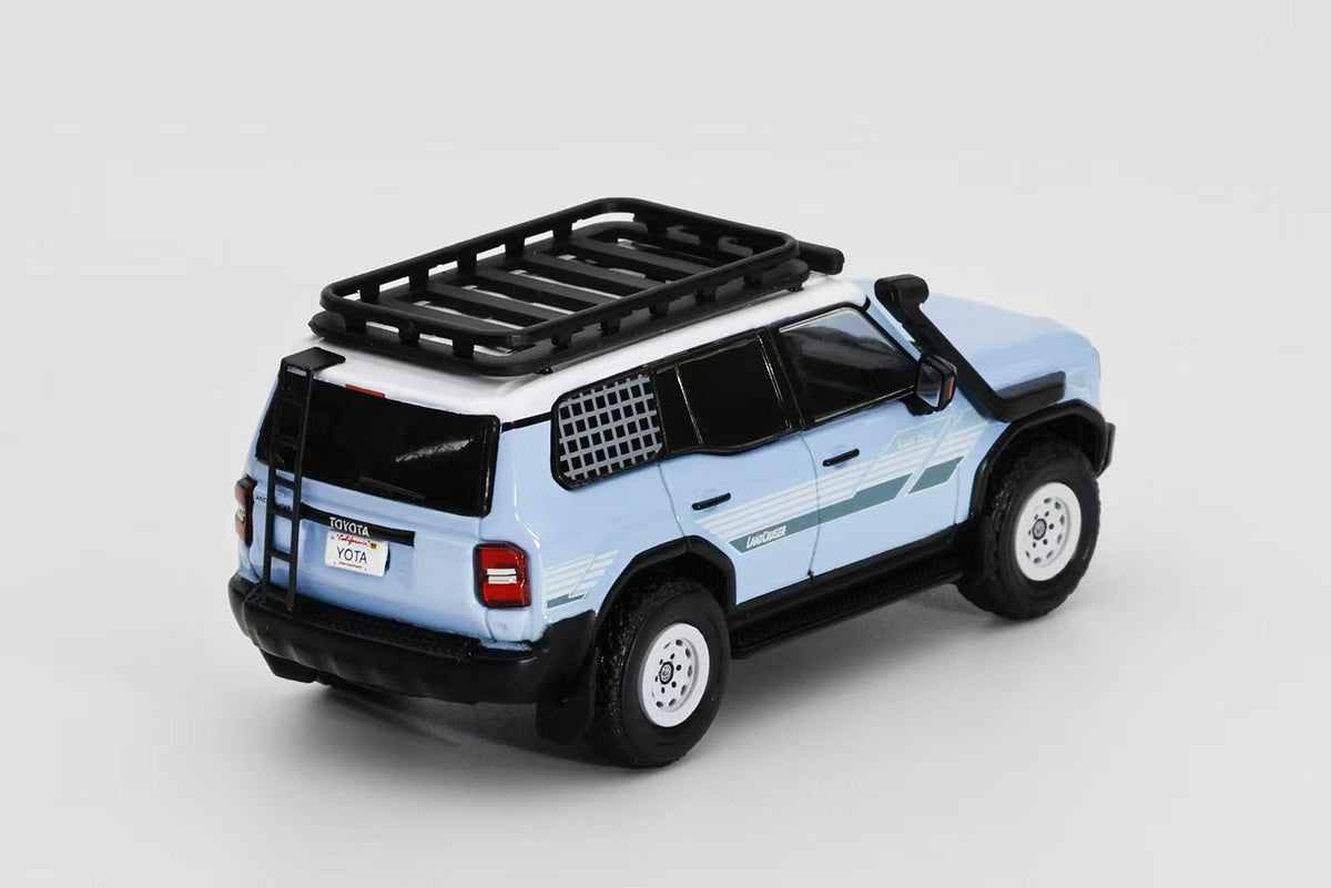 GCD 1:64 Toyota LAND CRUISER PRADO 2024 - LHD BLUE KS-075-581