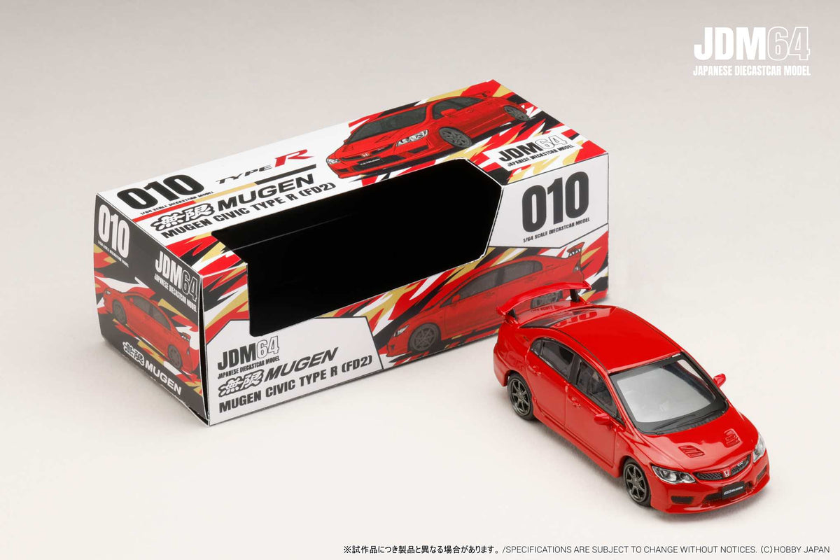 Hobby Japan JDM64 1:64 MUGEN CIVIC TYPE R (FD2) (3 Colours)