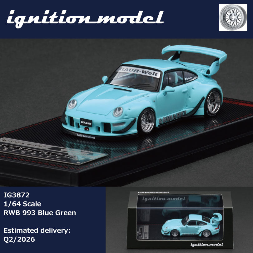 Ignition Model 1:64 Porsche RWB 993 Blue Green IG3872
