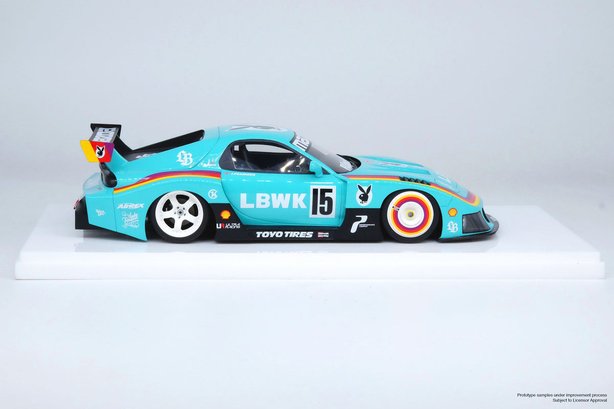 Inno18 1:18 Mazda RX7 (FD3S) LB-SUPER SILHOUETTE BLUE IN18-LBWKRX7-03