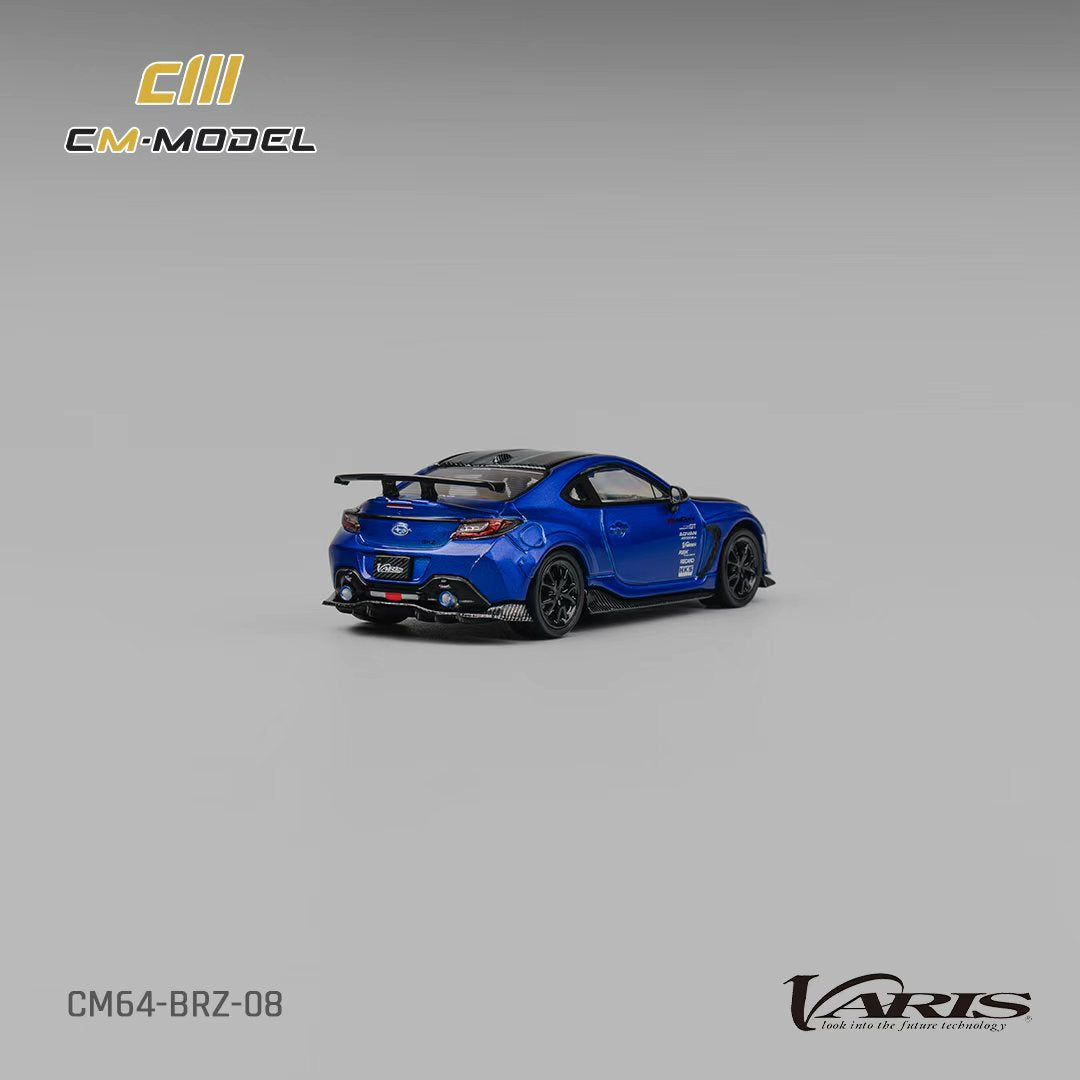 CM Model 1:64 Subaru BRZ Metallic Blue CM64-BRZ-08