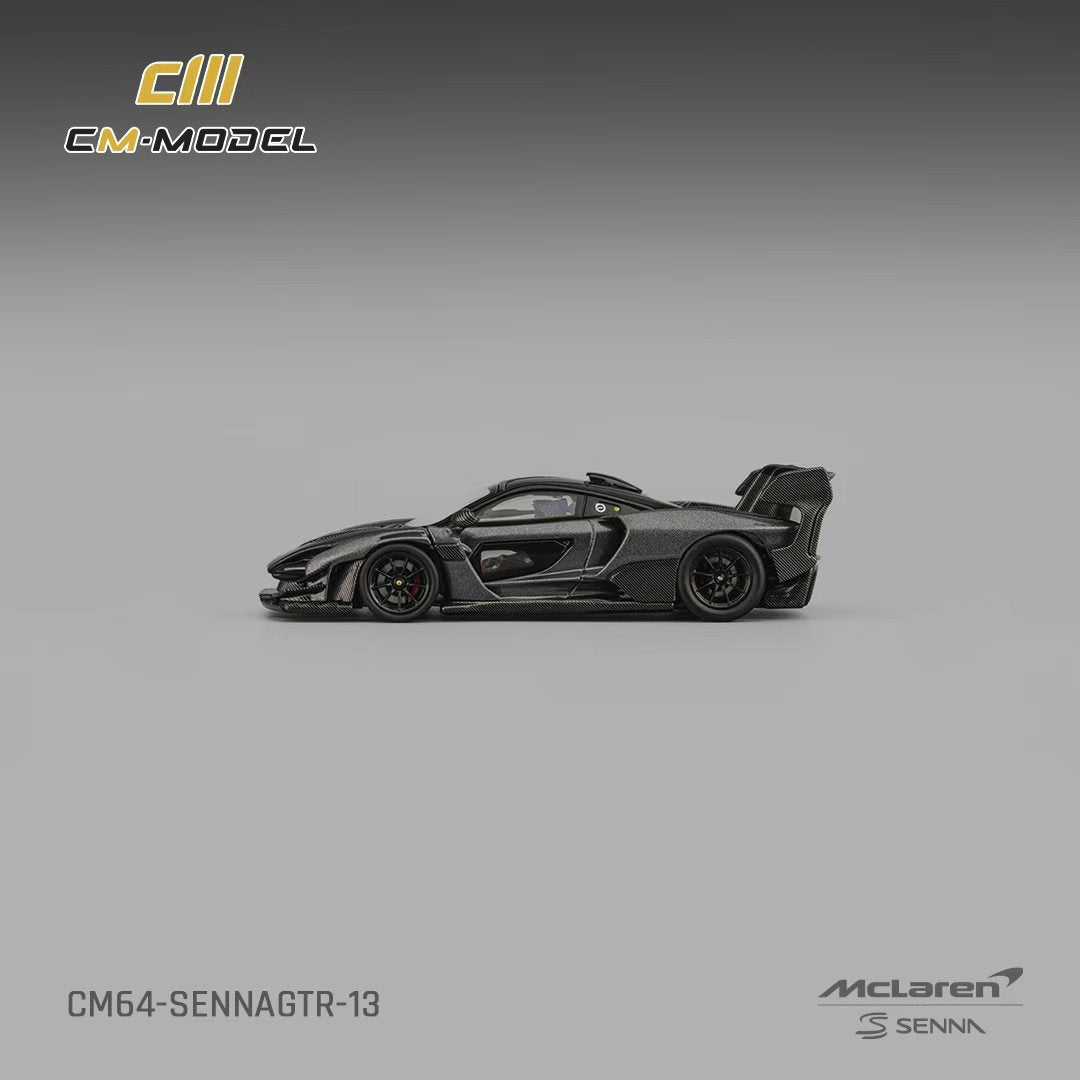 CM Model 1:64 McLaren Senna GTR Metallic Grey CM64-SennaGTR-13