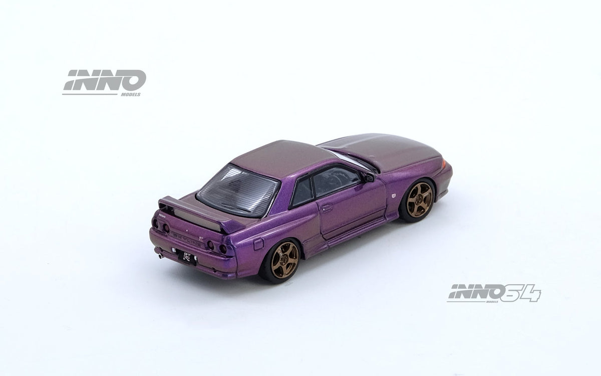 Inno64 1:64 SKYLINE GT-R (R32) Midnight Purple Australia Special Edition Limited Edition IN64-R32-MP-AS