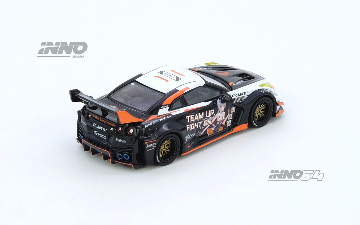 Inno64 1:64 GT-R R35 WIDEBODY AORUS X INNO64 Limited Edition IN64-R35LB-AORUS