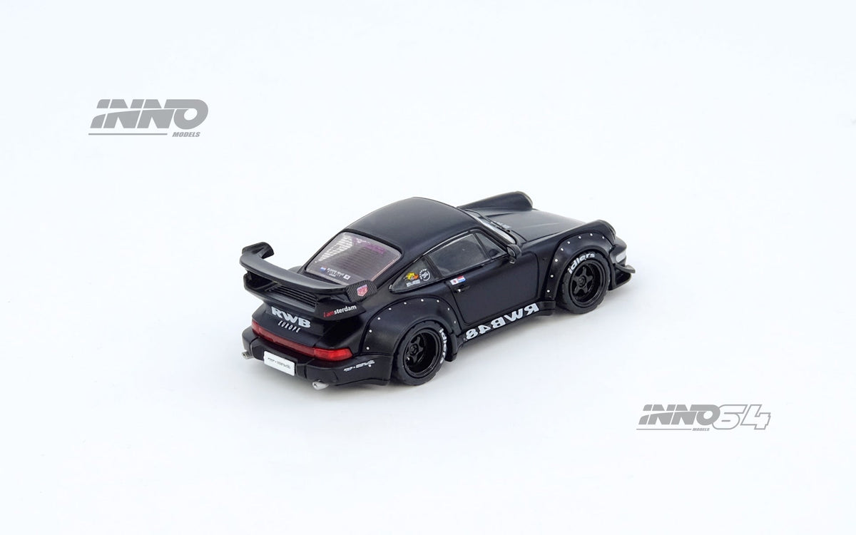 Inno64 1:64 Porsche RWB 964 Black Matt IN64-RWB964-BM