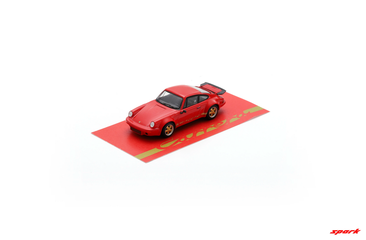 Spark 1:64 Porsche 911 3.0 RS (Red with gold stripe) 64SP007-C