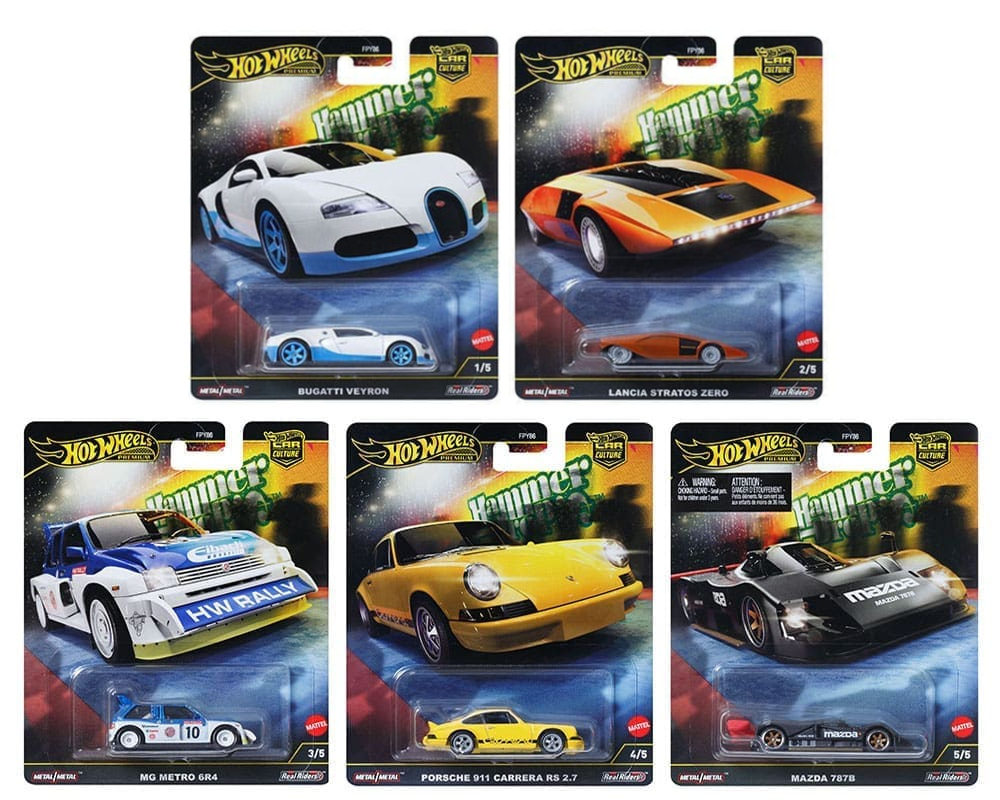Hot Wheels 1:64 Car Culture 2024 F Case – Hammer Drop FPY86-961F