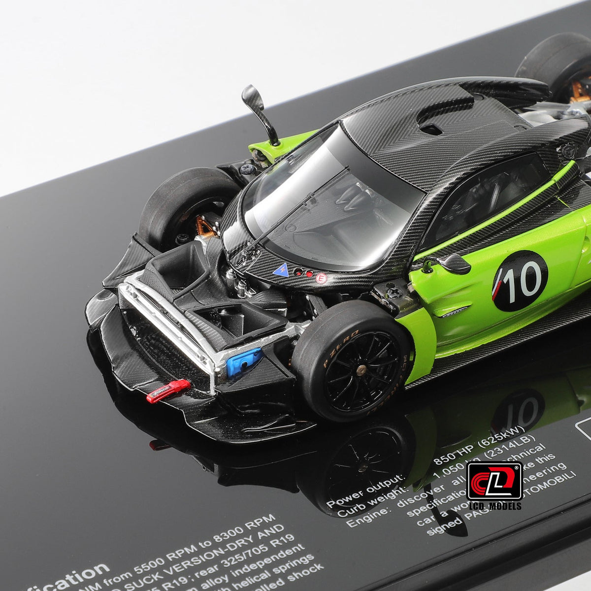 LCD 1:43 Pagani Huayra R Apple Green LCD43017-GR