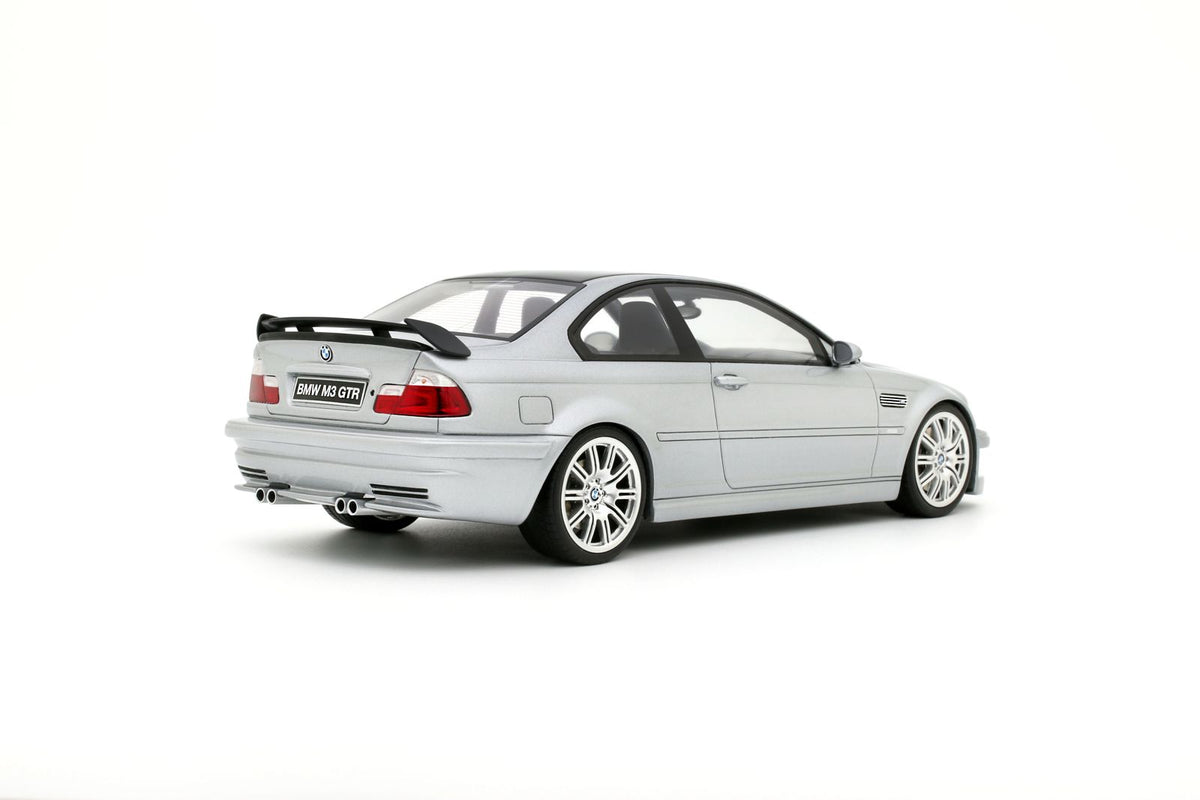 Otto 1:18 BMW E46 M3 GTR STREET TITAN SILVER METALLIC 354 2001 OT1128