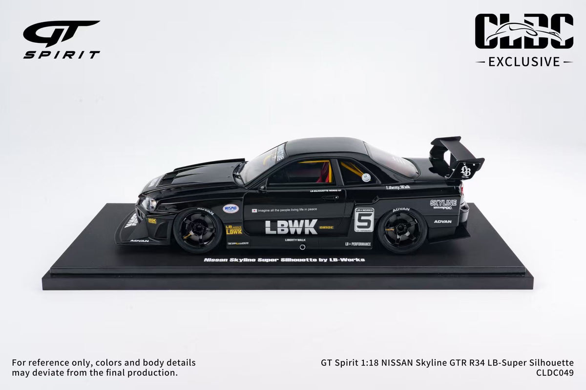 GT Spirit 1:18 NISSAN Skyline GTR R34 LB-Super Silhouette CLDC049