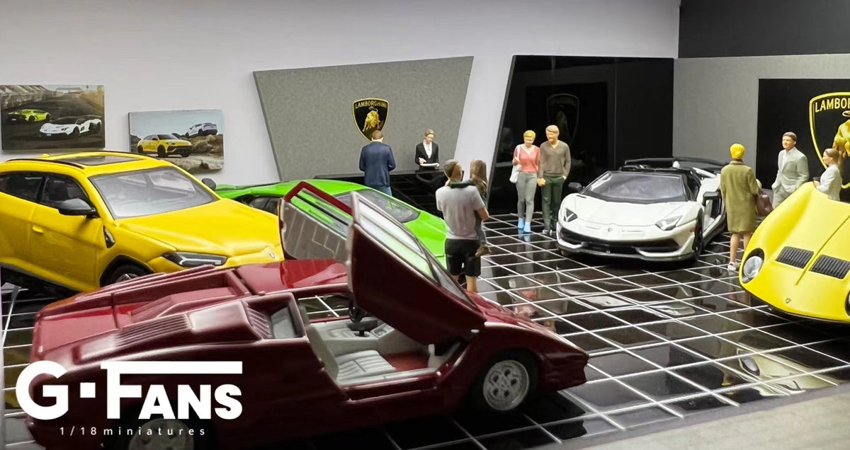 G.Fans 1:64 Diorama Lamborghini Display Center 710034