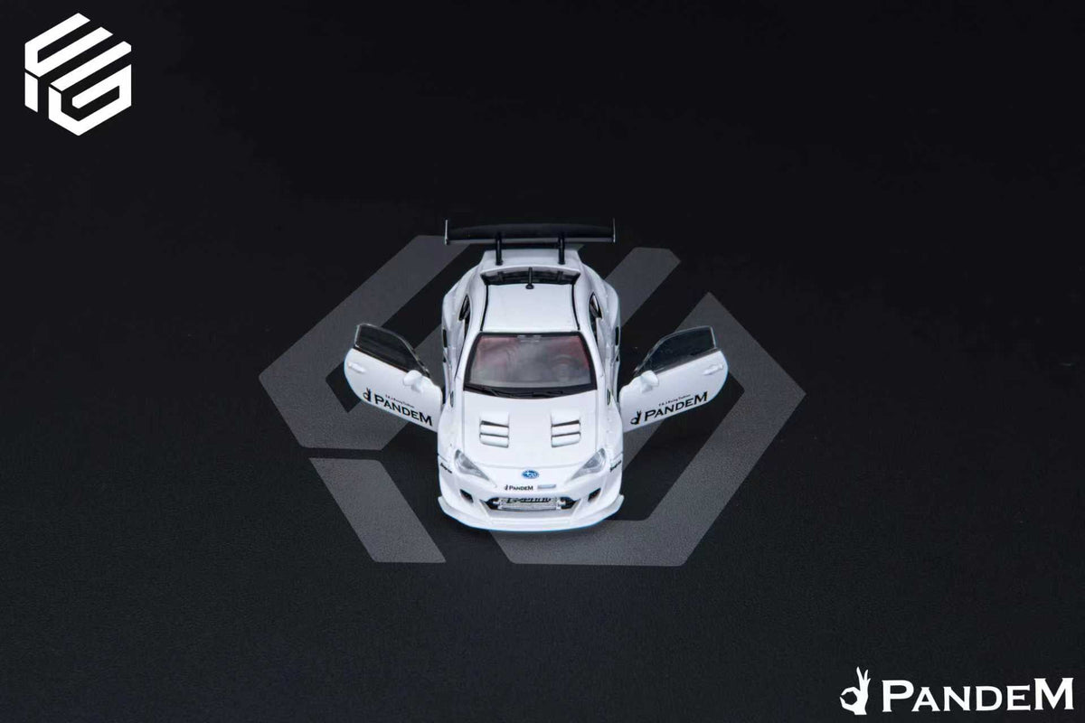 FG 1:64 Subaru BRZ Fully Open Pandem Modified Pearl White