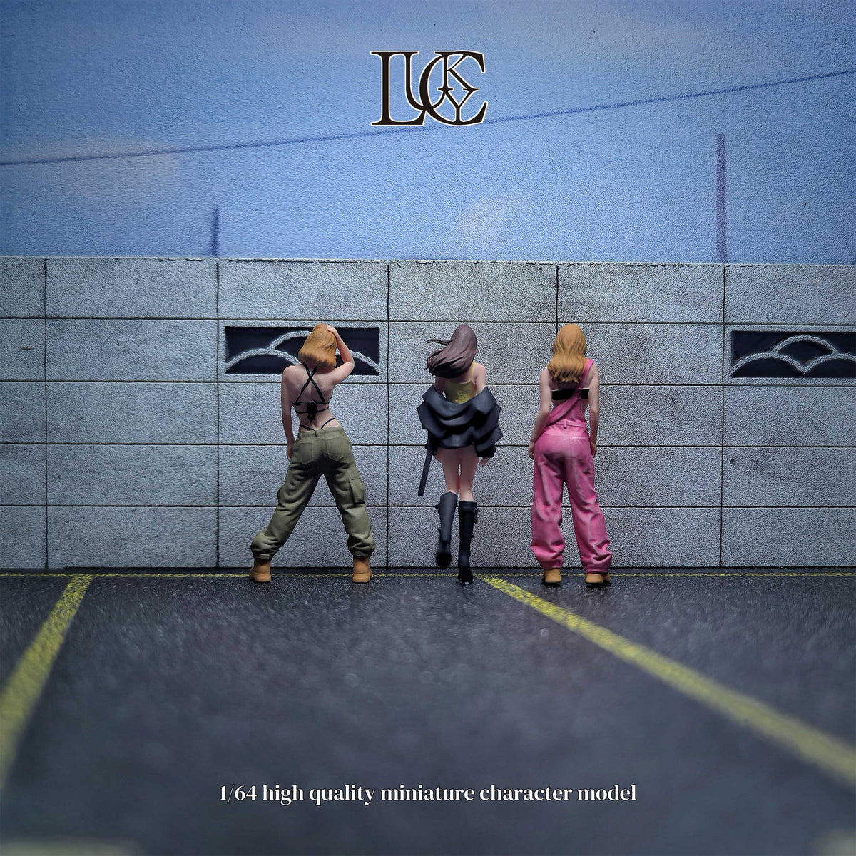 Lucky Studio 1:64 Waves Sisters Trio LK2026052009 (2 Versions)