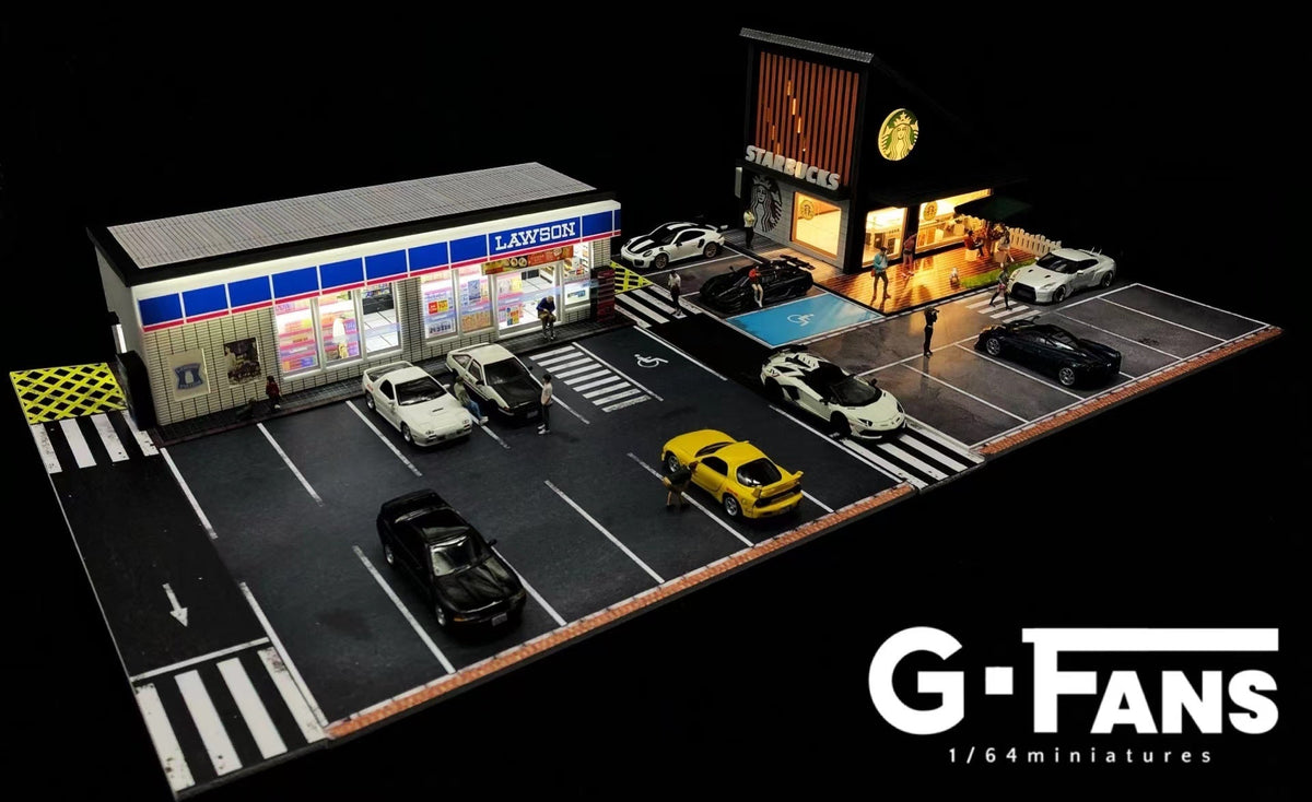 G.Fans 1:64 LAWSON Building Diorama Model 710024