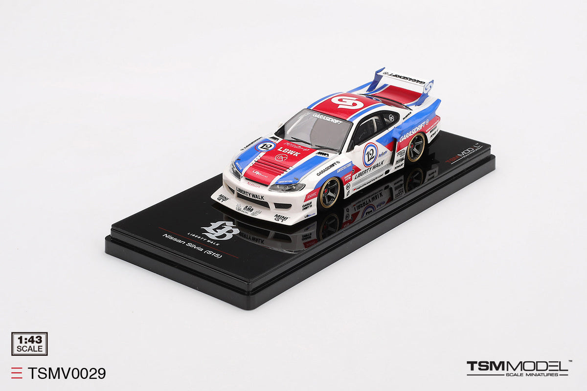 TSM 1:43 "Nissan LB-Super Silhouette S15 SILVIA GARASIDRIFT x LBWK 2025 " TSMV0029