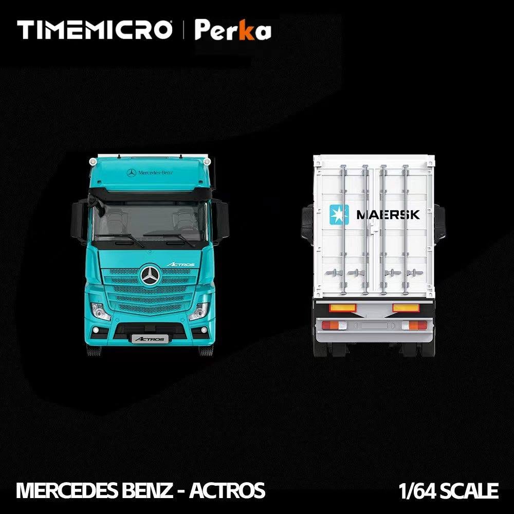 Time Micro 1:64 Mercedes Benz Actros Container Truck (3 Versions) TM646741/TM646742/TM646743