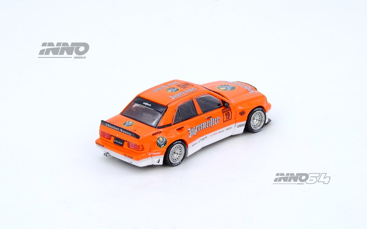 Inno64 1:64 Mercedes PANDEM ROCKET BUNNY 190E JAGERMEISTER IN64-190EP-JGMT