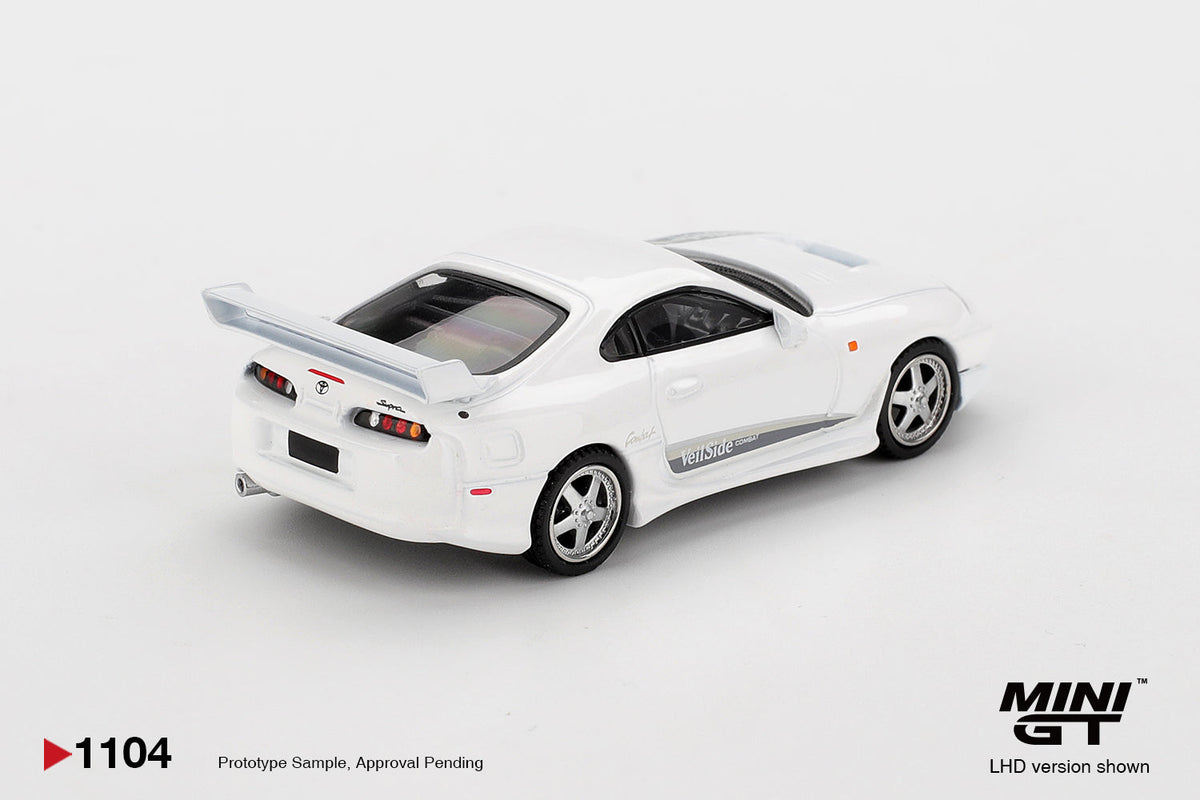 Mini GT 1:64 Toyota Supra VeilSide Combat V-I – White MGT01104-BL