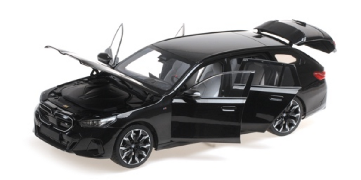 MINICHAMPS 1:18 BMW i5 M60 TOURING - 2024 - BLACK METALLIC 110023602