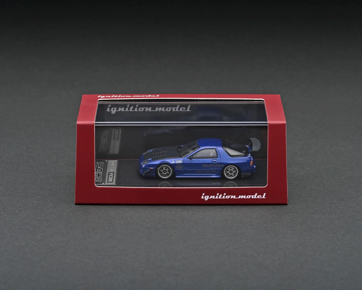 Ignition Model 1:64 Mazda RX-7 (FC3S) RE Amemiya Blue Metallic IG2492