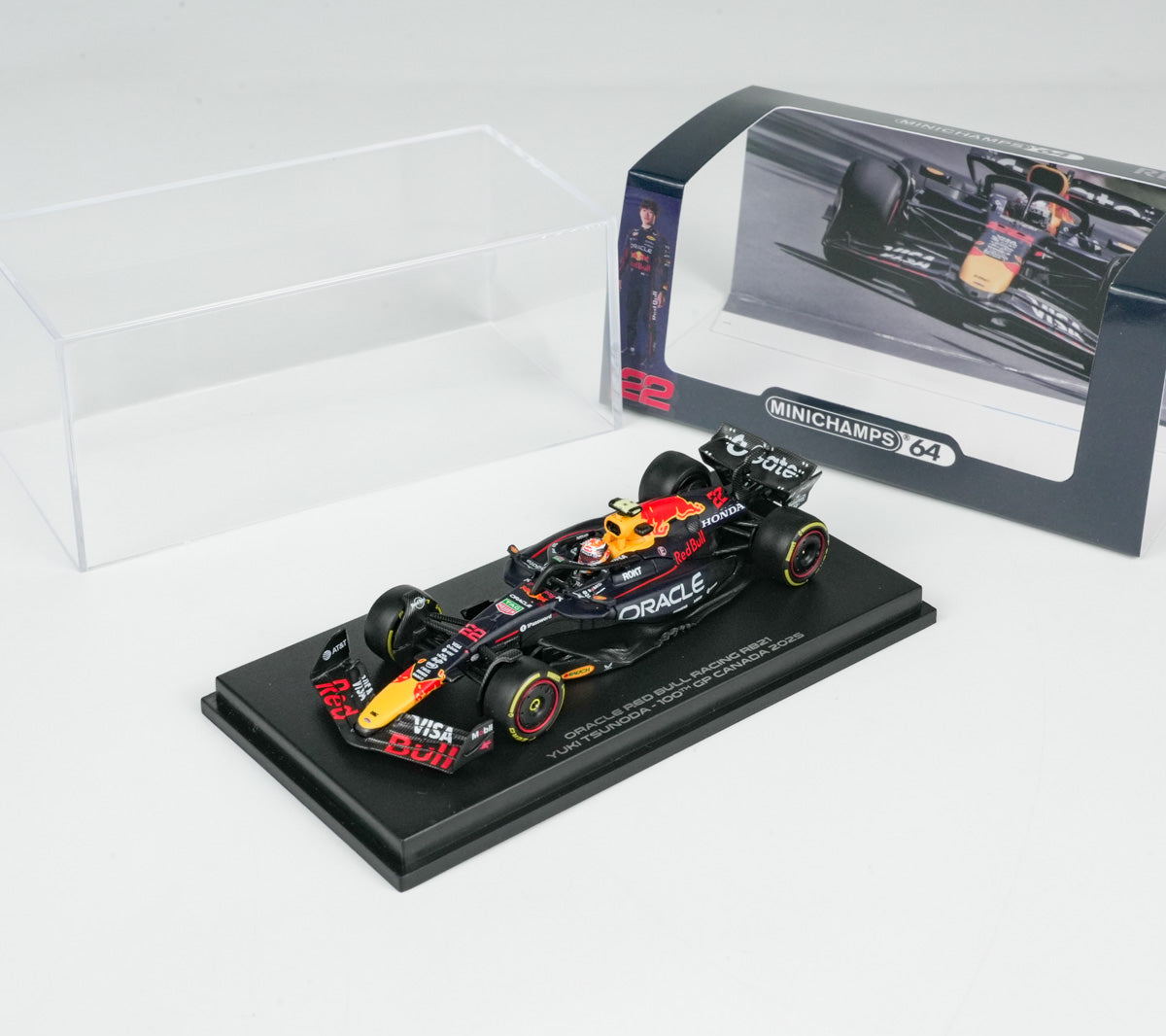 MINICHAMPS 1:64 ORACLE RED BULL RACING RB21- CANADA TSUNODA - 2025 A # 640251022