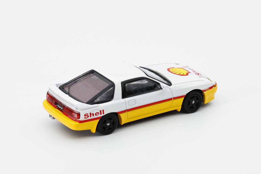 Shadow 1:64 Toyota SUPRA (A7O), RHD, YELLOW+WHITE LL-033-254