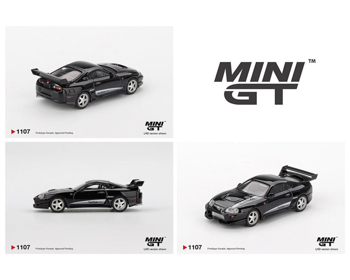 Mini GT 1:64 Toyota Supra VeilSide Combat V-II – Black MGT01107-BL