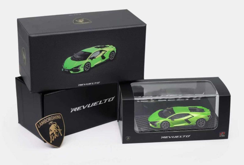 LCD 1:64 Lamborghini Revuelto (Apple Green color) 2025 Shanghai Toy Fair package LCD64042-AG