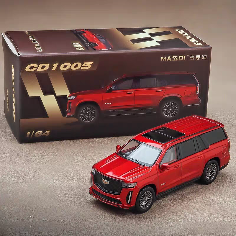 Massdi 1:64 Cadillac Red CD1005