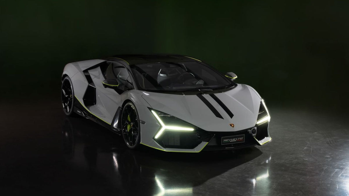 Looksmart 1:43 Lamborghini Revuelto Grigio Hati-Verde Scandal LS543J