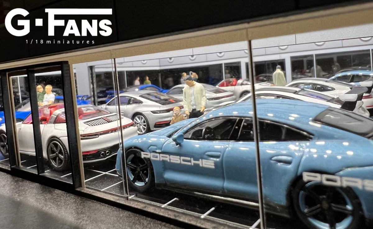 G.Fans 1:64 Diorama Porsche Center Building 710031