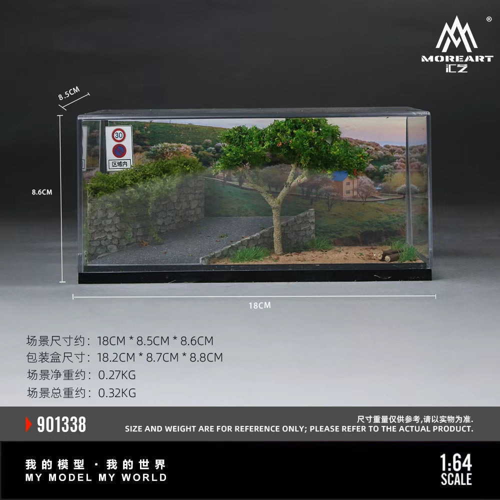[Preorder] MoreArt 1:64 MINIATURE SCENE OF A RURAL HILLSIDE MO901338