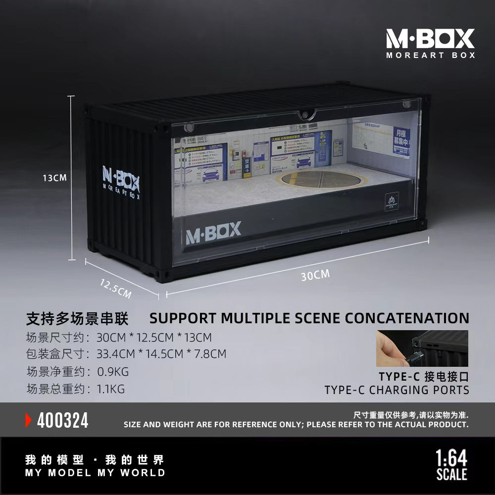 [Preorder] MBOX 1:64 CONTAINER MODEL STORAGE SCENE (2 Versions) MB400323/MB400324