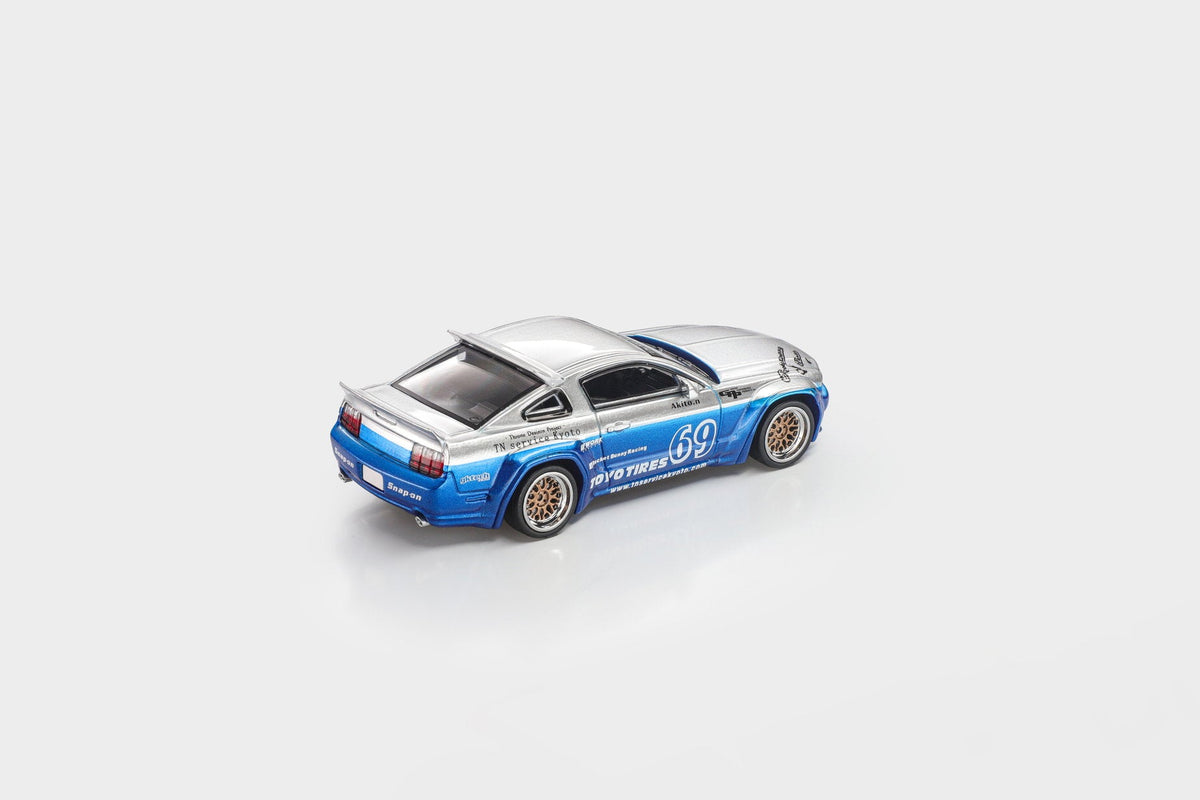 [Preorder] ModelModel 1:64 Pandem Mustang Blue Silver MM64-PM-009